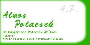 almos polacsek business card
